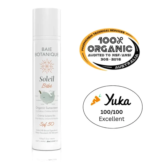 Baie Botanique Family Sun Essentials Set Face & Body Sunscreen 240g + Baby Sunscreen 240g