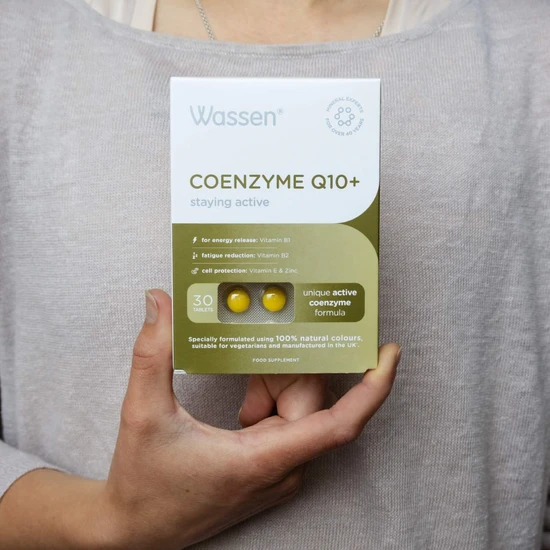Wassen Coenzyme Q10 + Vitamin E Tablets 30 Tablets