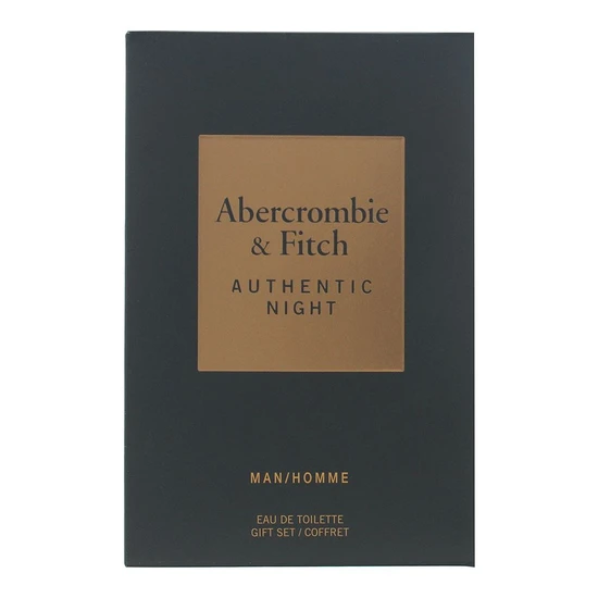 Abercrombie & Fitch Authentic Night Gift Set 100ml & 15ml Eau De Toilette