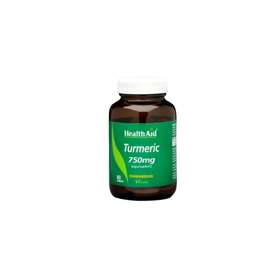 Health Aid Turmeric 750mg Tablets 60 Tablets