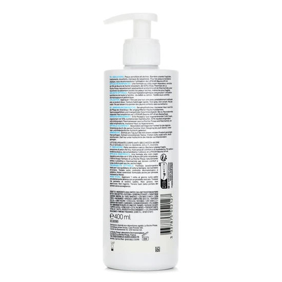 La Roche-Posay Lipikar Lait Lipid-Replenishing Body Milk 400ml