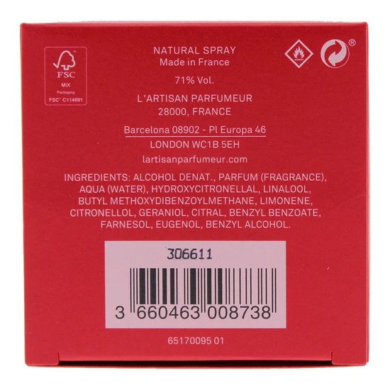 L'Artisan Parfumeur Passage D'Enfer Extreme Eau De Parfum 100ml