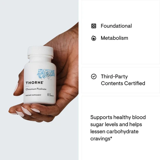 Thorne Chromium Picolinate Capsules 60 Capsules