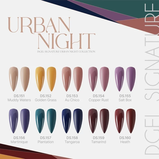 DGel Signature Colour Gel Urban Night Collection Set (10 Colours)