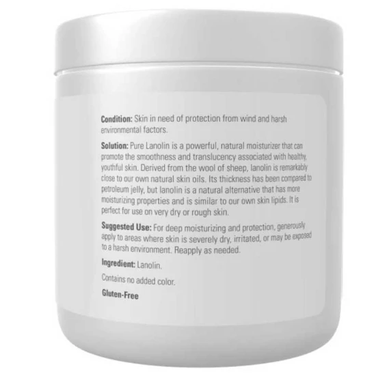 NOW Foods Lanolin 100% Pure 198g