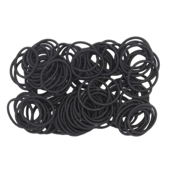 Molly And Rose Mini Hair Black Rubber Bands