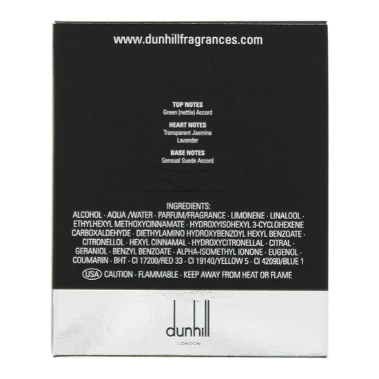 Dunhill London Black Eau De Toilette 50ml
