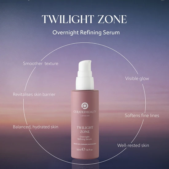 Curated Beauty London TWILIGHT ZONE Overnight Refining Serum