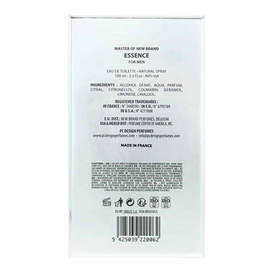 New Brand Master Of Essence Eau De Toilette 100ml