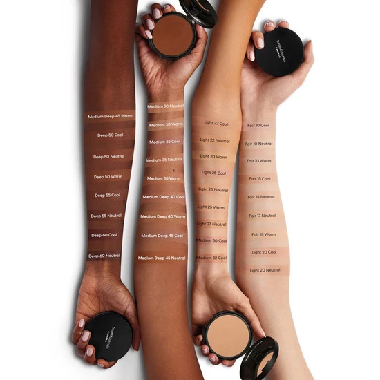 bareMinerals BAREPRO 24HR Skin-Perfecting Powder Foundation Medium Deep 45 Neutral