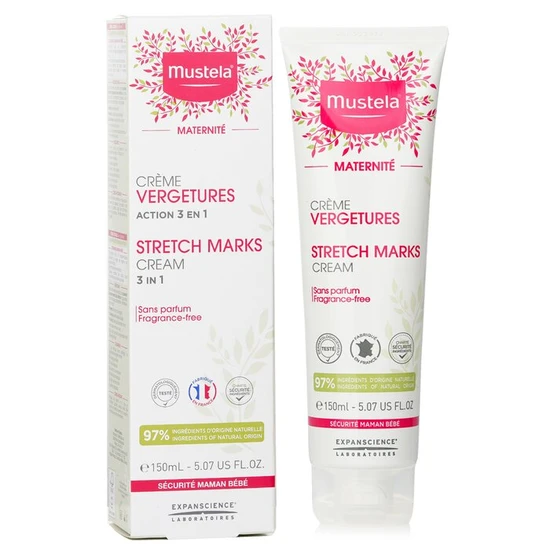 Mustela Maternite 3 In 1 Stretch Marks Cream Fragrance-Free 150ml