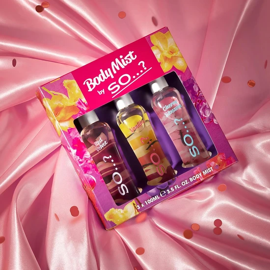 SO...? Luscious Trio Body Mist Gift Set 3x100ml