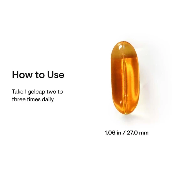 Thorne Omega-3 + CoQ10 Gelcaps 90 Gelcaps