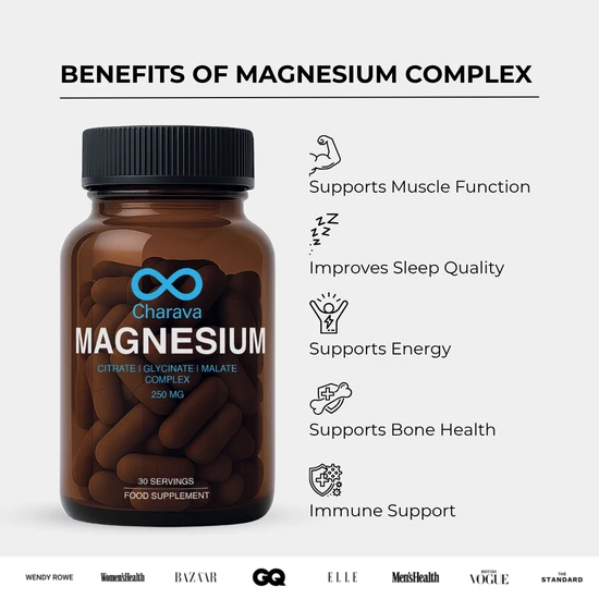 Charava UK Magnesium Complex 30 Days
