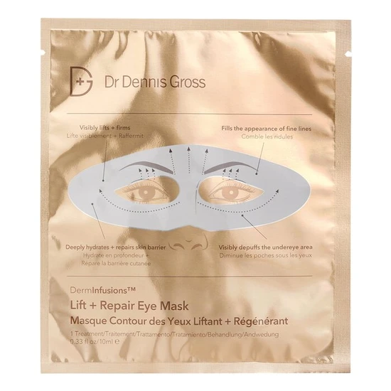 Dr Dennis Gross Skincare DermInfusions Lift + Repair Eye Mask 4 Masks