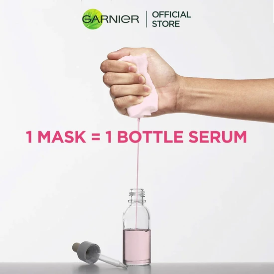 Garnier Moisture Bomb Pomegranate Hydrating Face Sheet Mask