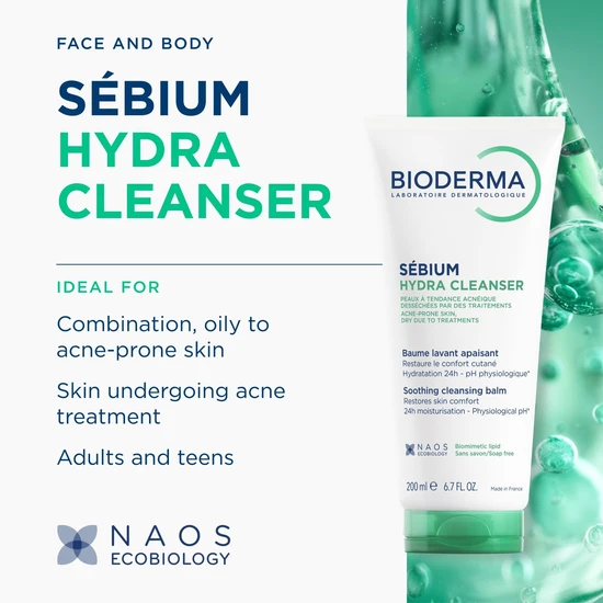 Bioderma Sebium Hydra Cleanser Soothing Cleansing Balm 200ml