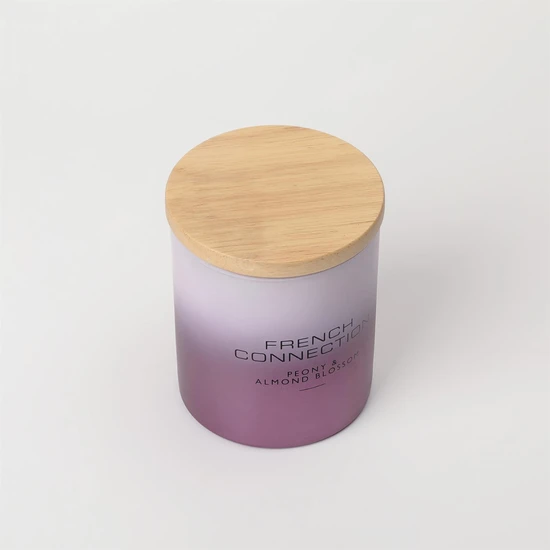 French Connection Metallic Collection Peony & Almond Blossom Candle 200g