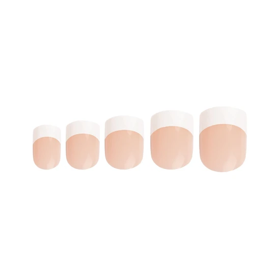 Invogue Pink French Square Nails