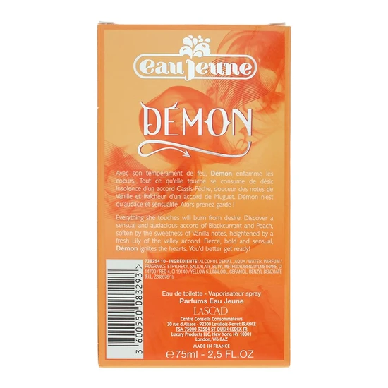 Eau Jeune Demon Eau De Toilette 75ml