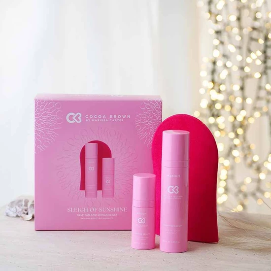 Cocoa Brown Sleigh Of Sunshine Self Tan Serum Gift Set