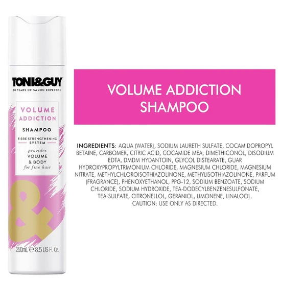 TONI&GUY Volume Addiction Shampoo 250ml