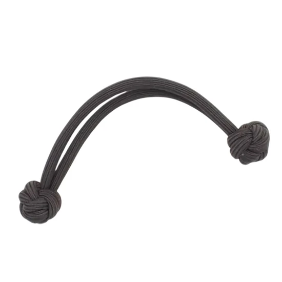 Molly And Rose Knotted Thick Elastic Band Black 9301