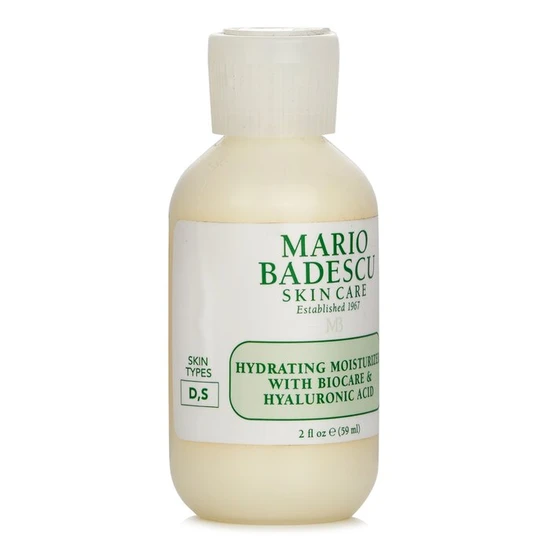 Mario Badescu Hydrating Moisturiser With Biocare & Hyaluronic Acid For Dry/Sensitive Skin Types 59ml