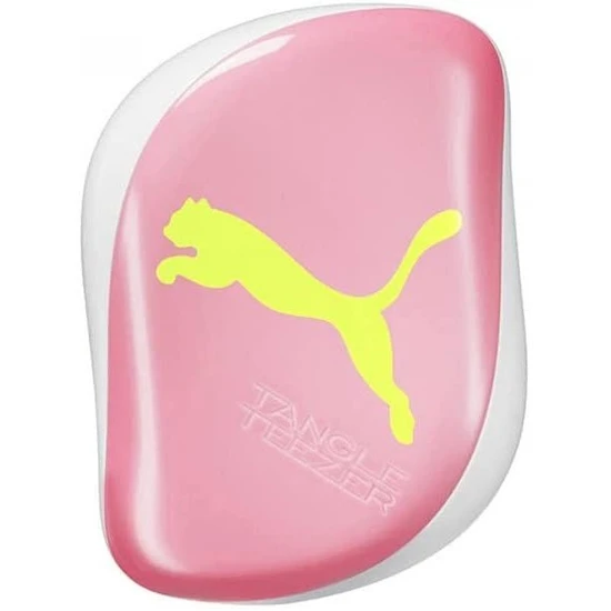 Tangle Teezer X Puma Compact Styler Detangling Hair Brush Neon Yellow
