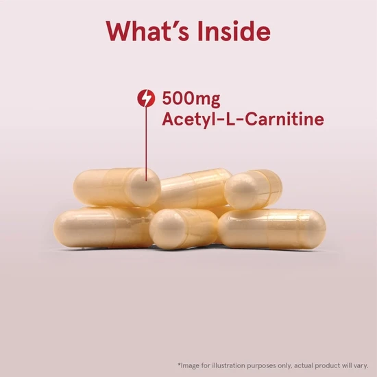 Jarrow Formulas Acetyl L-Carnitine 500mg Vegicaps 60