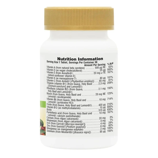 Nature's Plus Source Of Life Garden Organic Womens Daily Tablets 30 Tablets