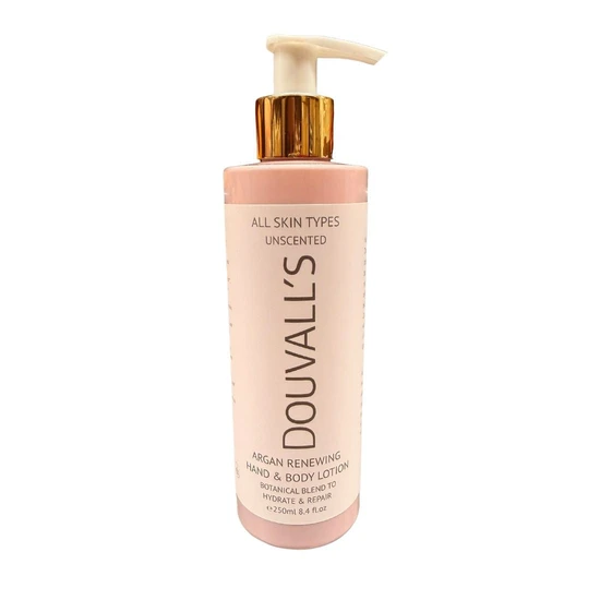 Douvall's Smoked Vanilla & Honey Argan Renewing Hand & Body Lotion 250ml