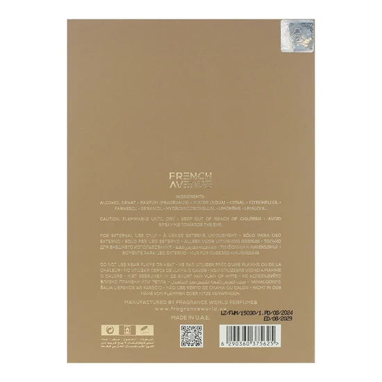 French Avenue Ighwa Eau De Parfum 100ml