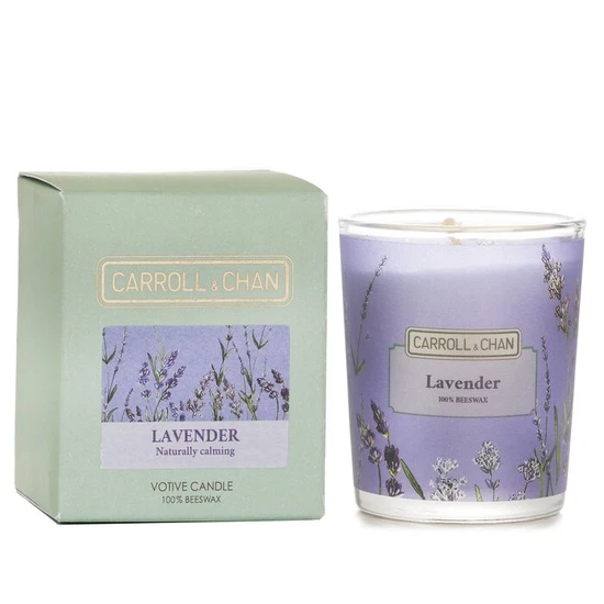 Carroll & Chan 100% Beeswax Votive Candle Lavender 65g