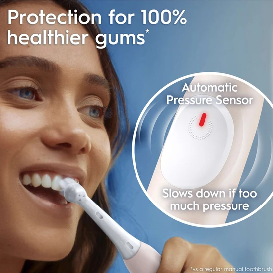 Oral B iO 2 Calm Pink Electric Toothbrush + Travel Case