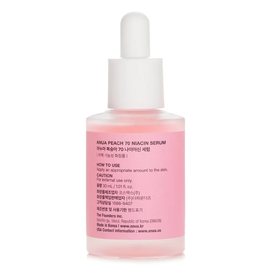 ANUA Peach 70+ Niacinamide Serum 30ml
