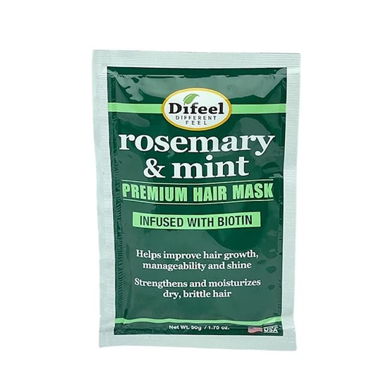 Difeel Rosemary & Mint Hair Mask Sachet 50g