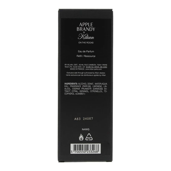 Kilian Apple Brandy, On The Rocks Eau De Parfum 100ml - Refill