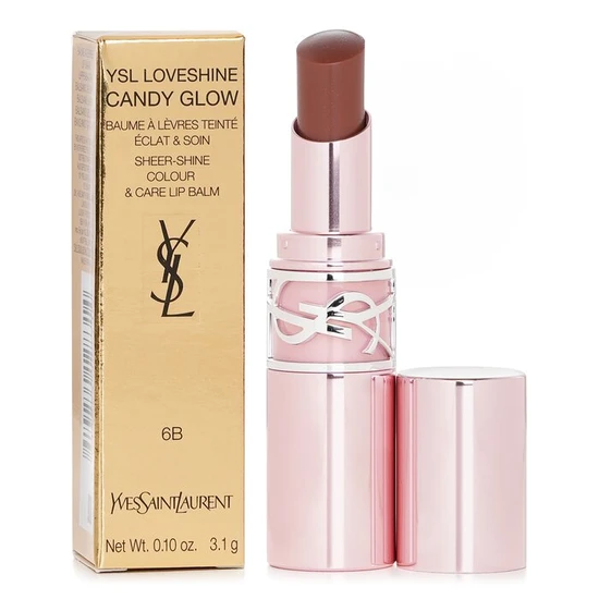 Yves Saint Laurent LoveShine Candy Glow Lip Balm 6b Brown Nude