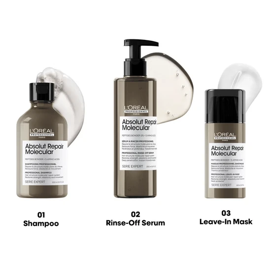 L'Oréal Professionnel Serie Expert Absolut Repair Molecular 3pc Set