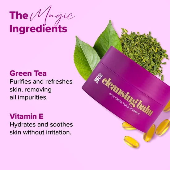 Give Me Green Tea & Vitamin E Cleansing Balm