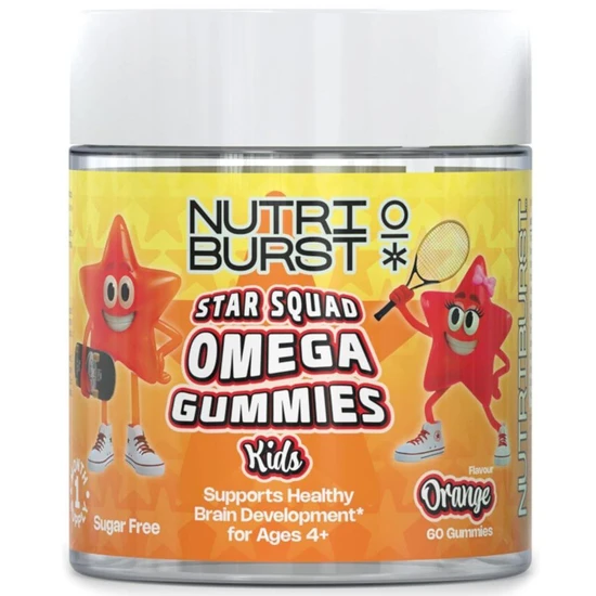 Nutriburst Kids Star Squad Omega Gummies 60 Gummies