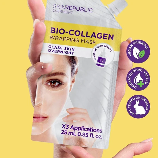 Skin Republic Bio-Collagen Overnight Wrapping Mask 25ml