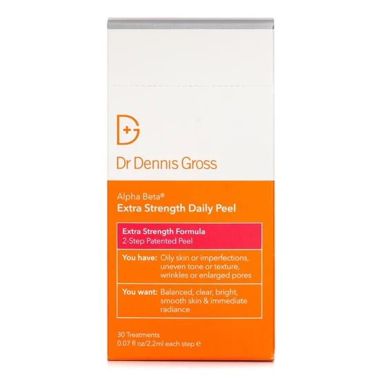 Dr Dennis Gross Skincare Alpha Beta Extra Strength 2 Step Daily Peel 30 Treatments