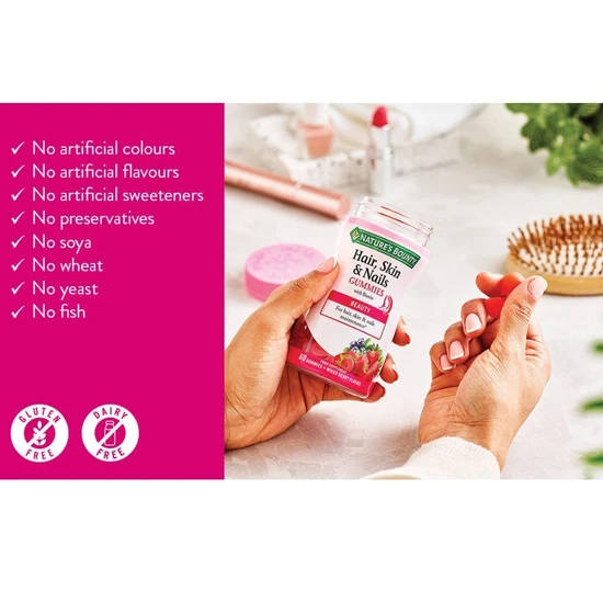 Nature's Bounty Hair, Skin & Nails Gummies 60 Gummies