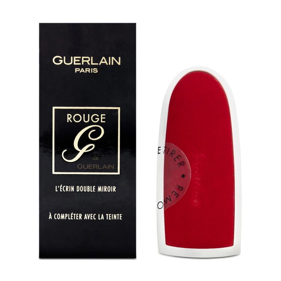 GUERLAIN Rouge Double Mirror Case Red Velvet For Women
