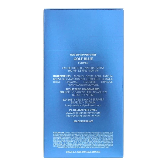 New Brand Golf Blue Eau De Toilette 100ml