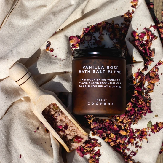 Made By Coopers Vanilla Rose Bath Salt 500g
