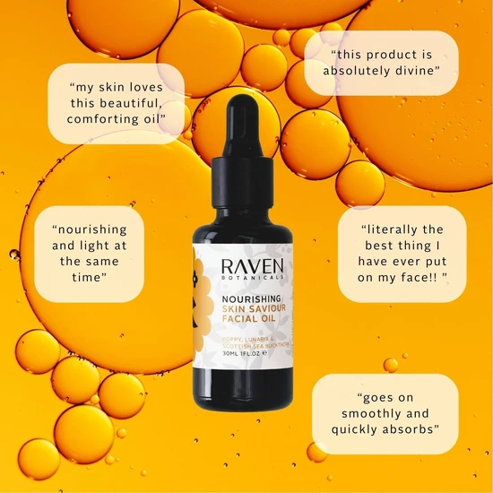 Raven Botanicals Skin Saviour Nourishing Facial Oil 30ml