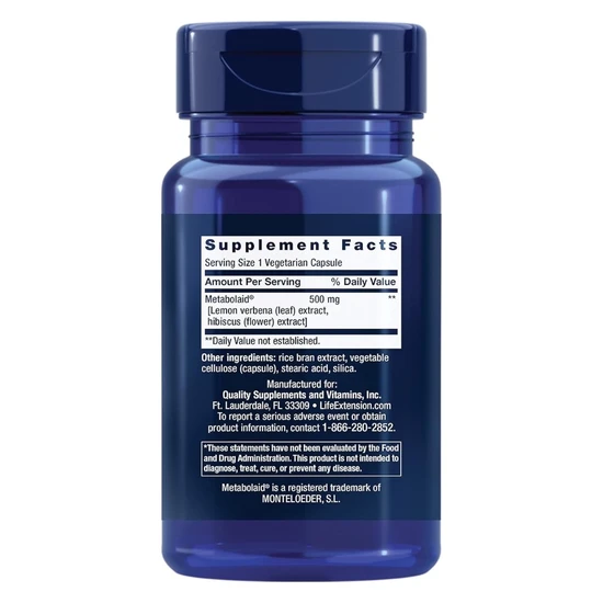 Life Extension Body Trim & Appetite Control Vegicaps 30 Vegicaps